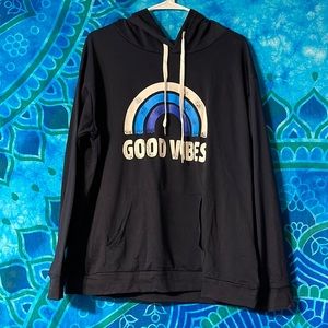 Good Vibes Black Hoodie